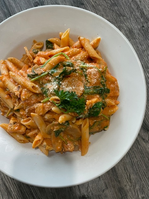 Chicken alla Vodka.