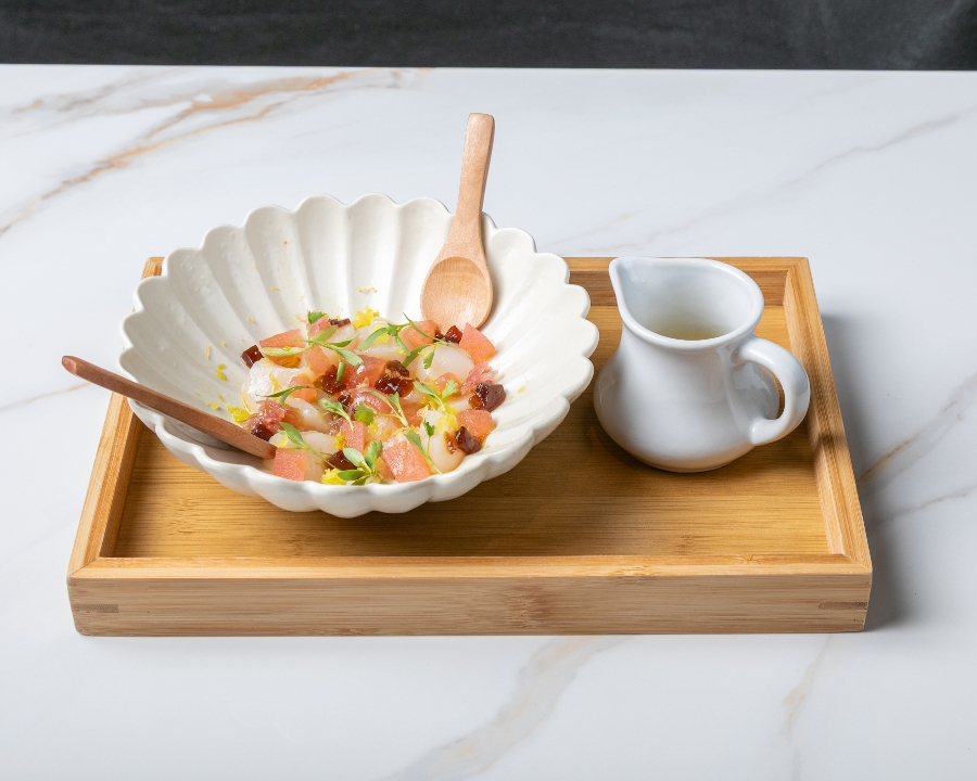Scallop Crudo.
