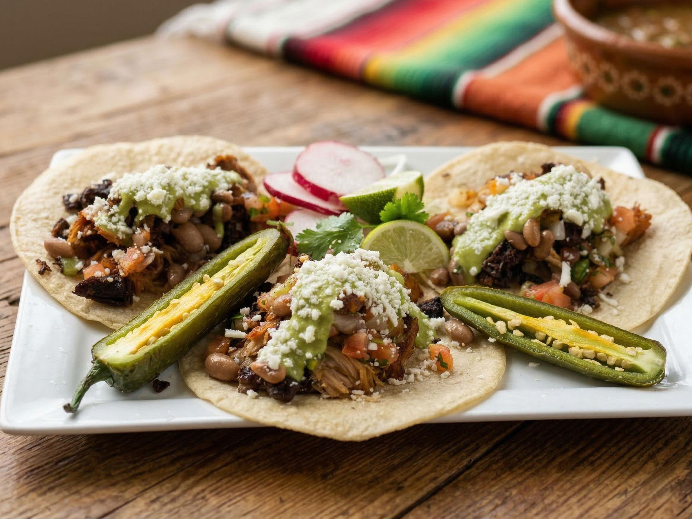 Chef's Specialty Tacos.