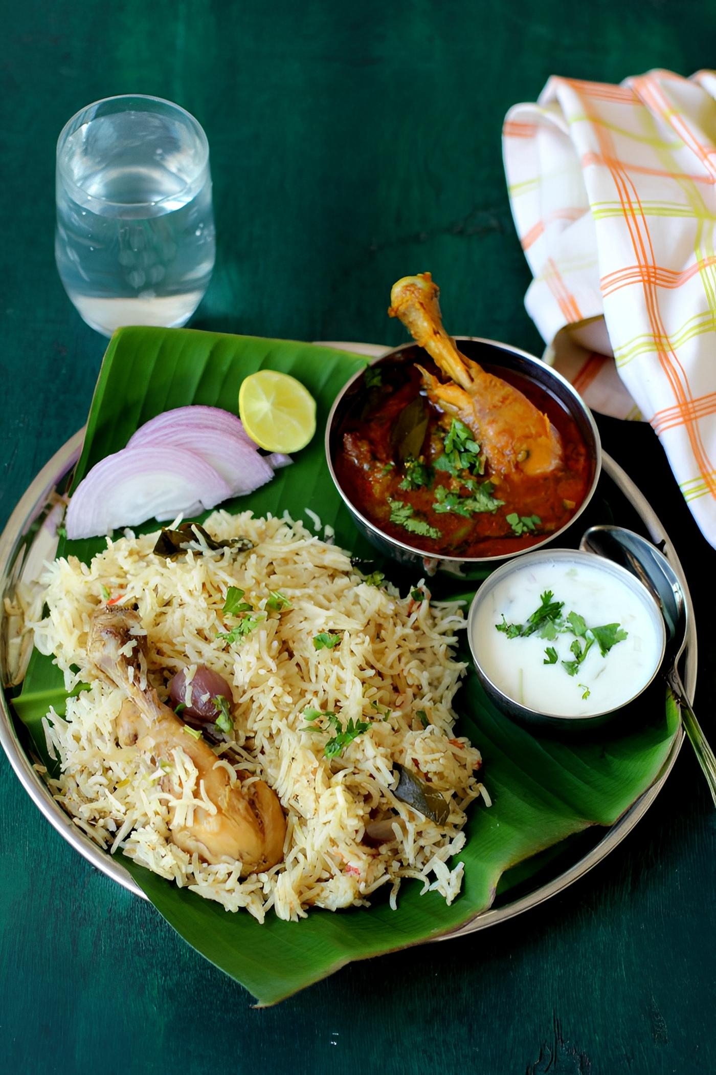 Raju Gari Kodi Pulao (Chicken Pulao) (Fri, Sat & Sun).