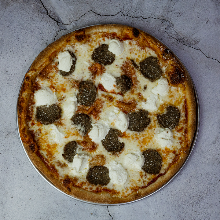 16" Meatball Parmigiana with Ricotta.