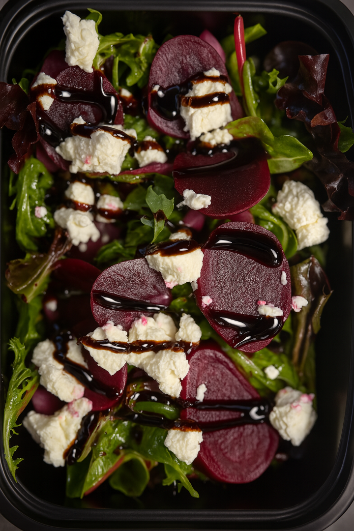 Beet & Goat Cheese Salad.