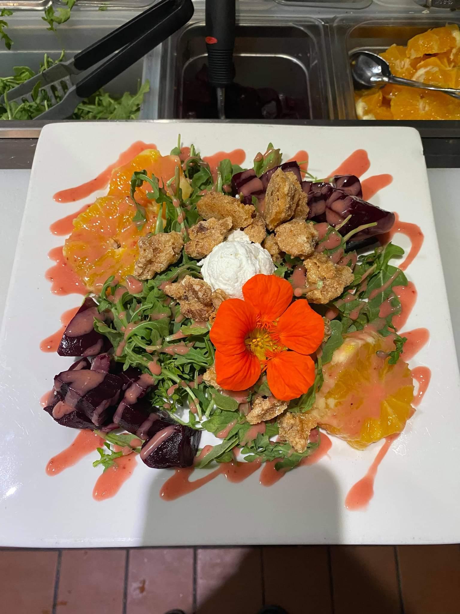 Roasted Organic Beet Salad.