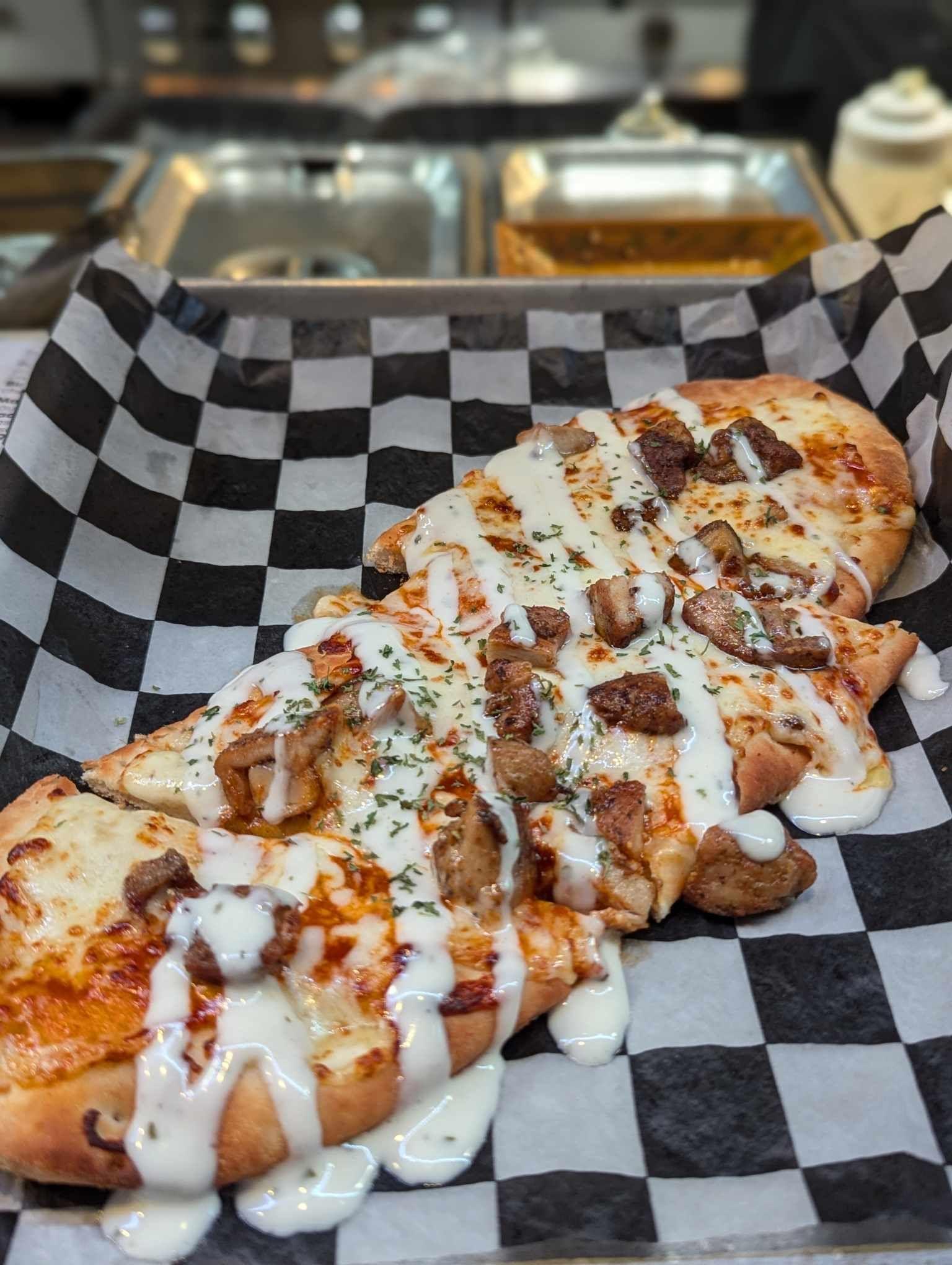 Nashville Chicken Flatbread.