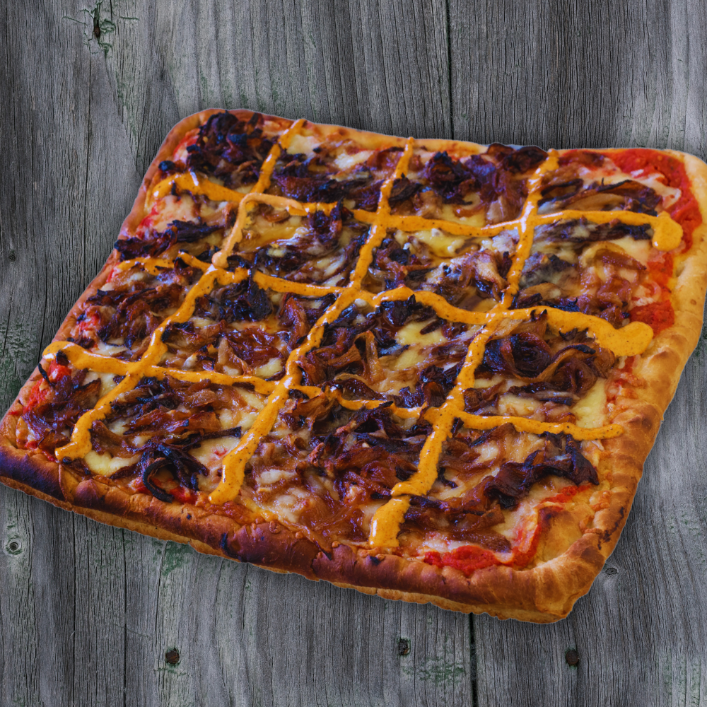 Cicilian Rotev & fried onions pie.