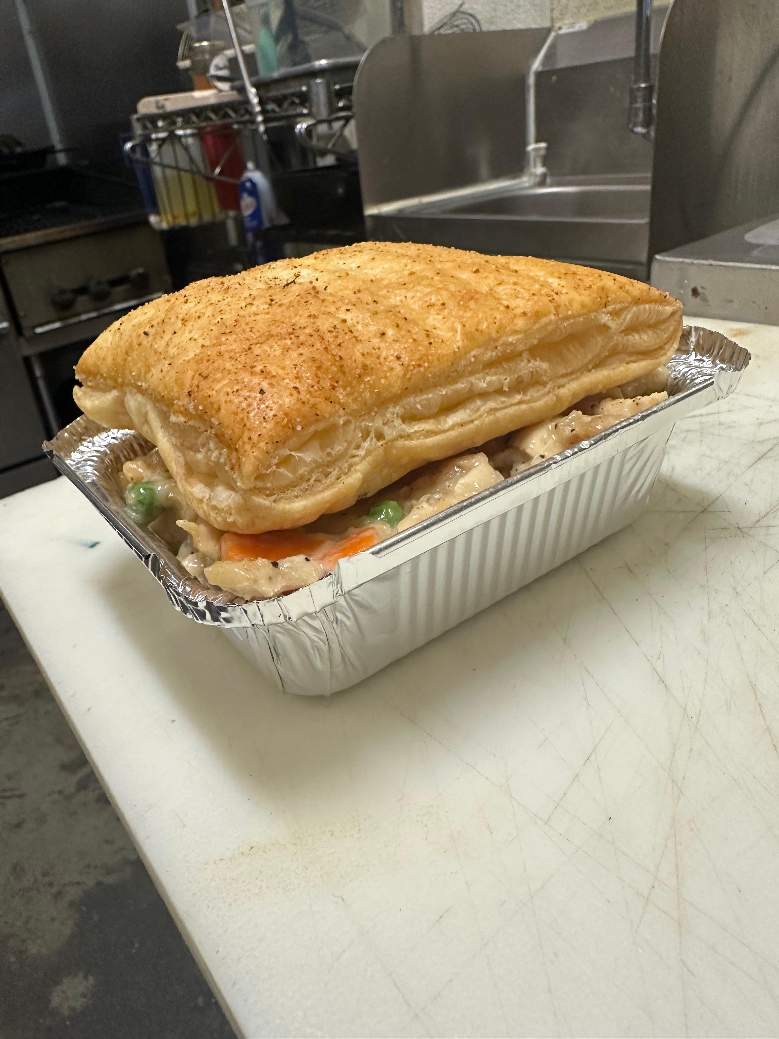 Fried Chicken Pot Pie.