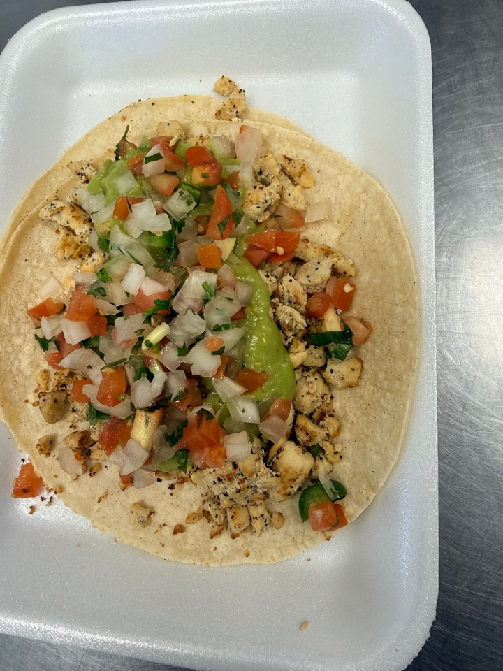 Pollo Asado Taco.