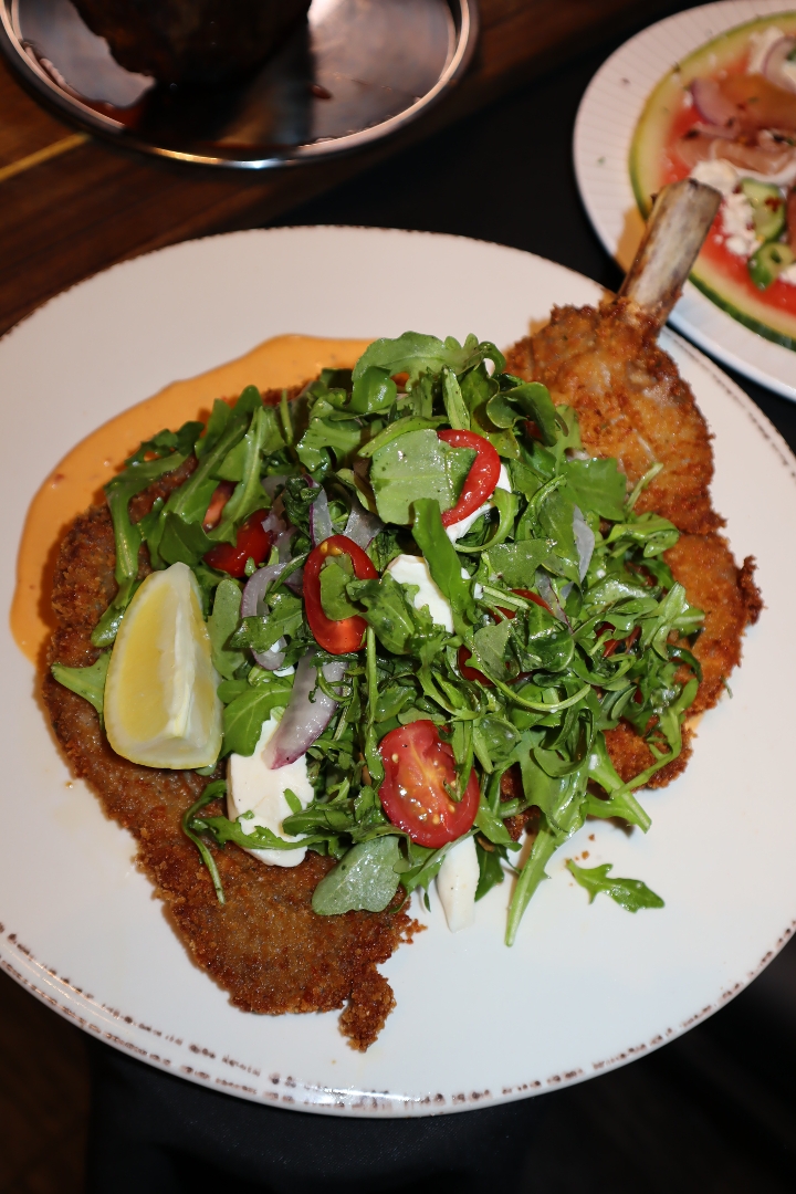 SP VEAL CHOP MILANESE.