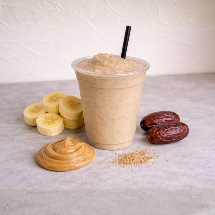 Banana Flax Smoothie Power.