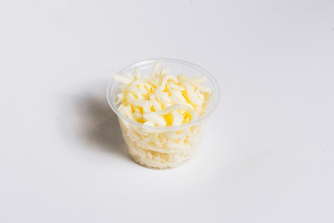 Shredded cheese.