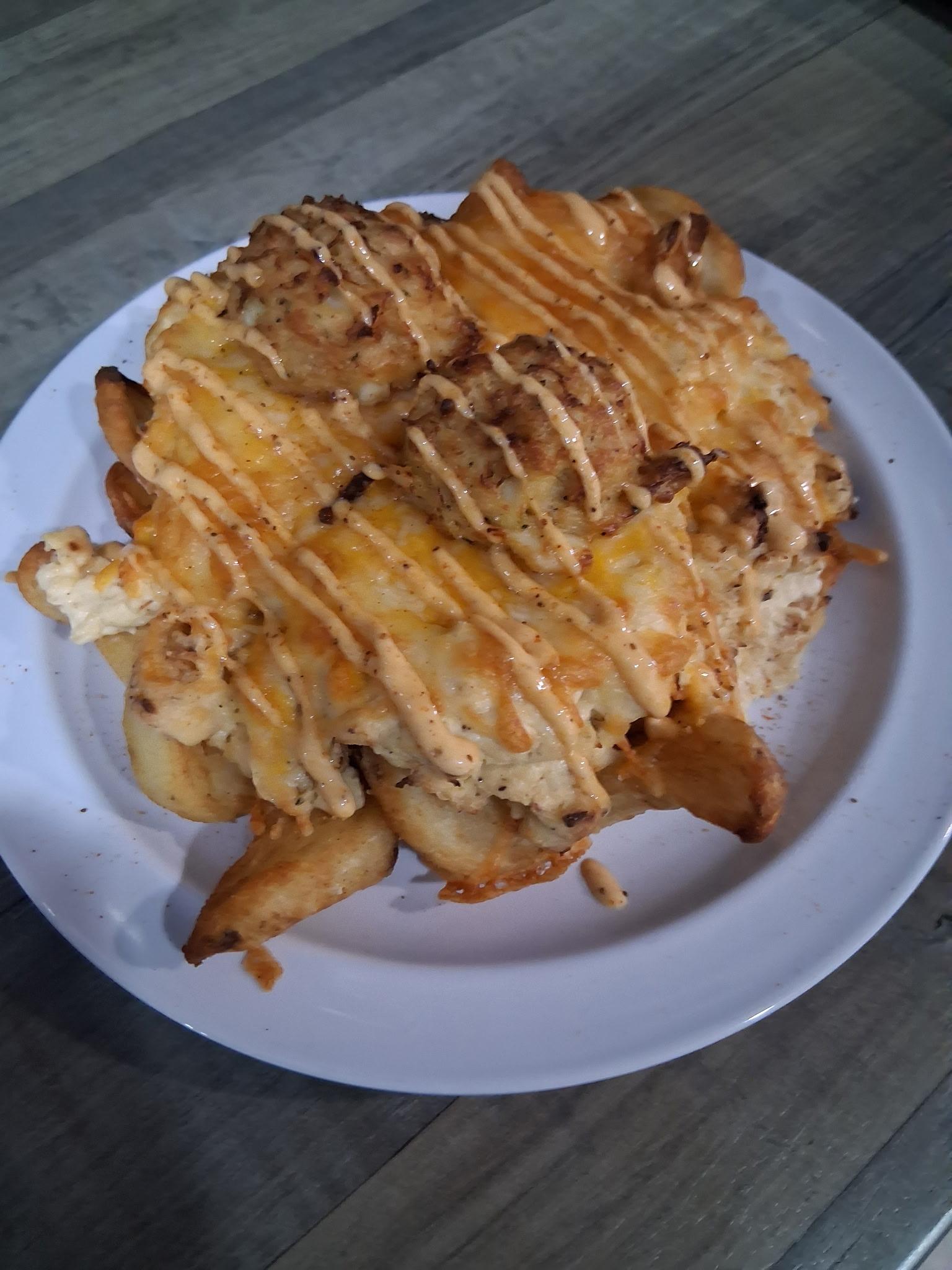 Jr. Supreme Crabby Fries Combo.