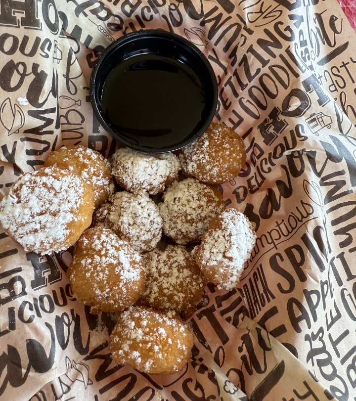 Side Corn Fritters.