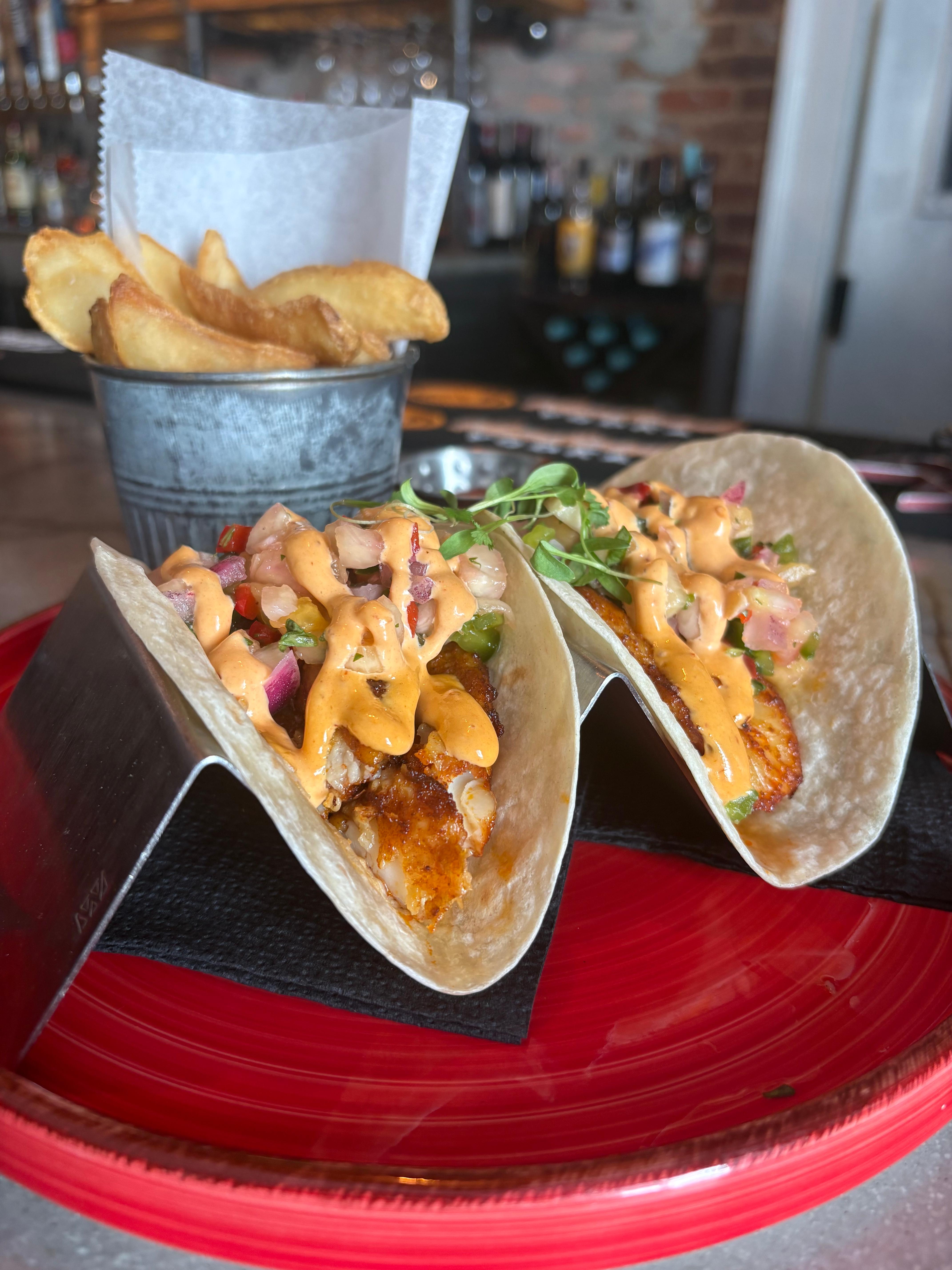 Blackened Fish Tacos.