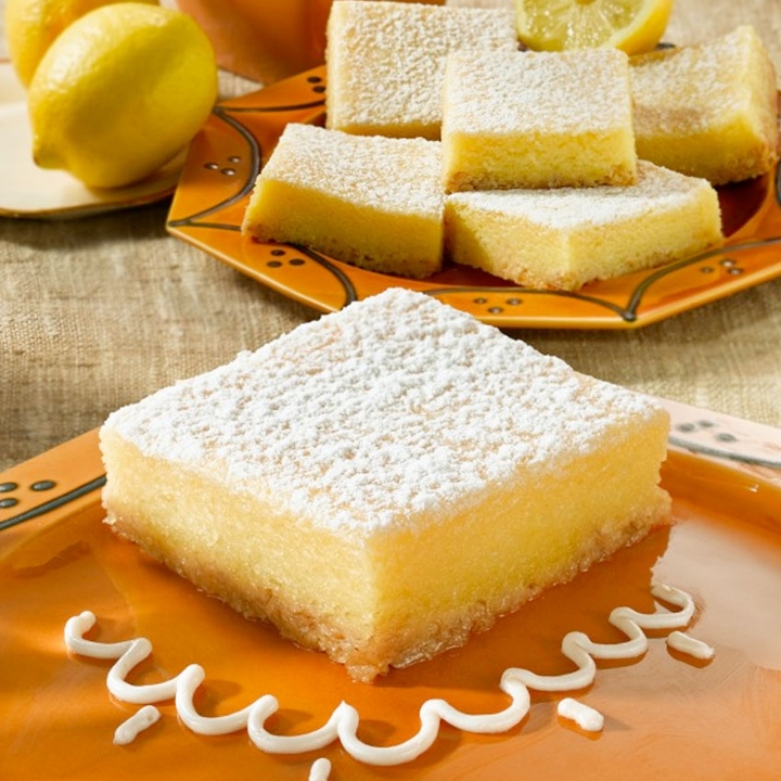 Luscious Lemon Square.