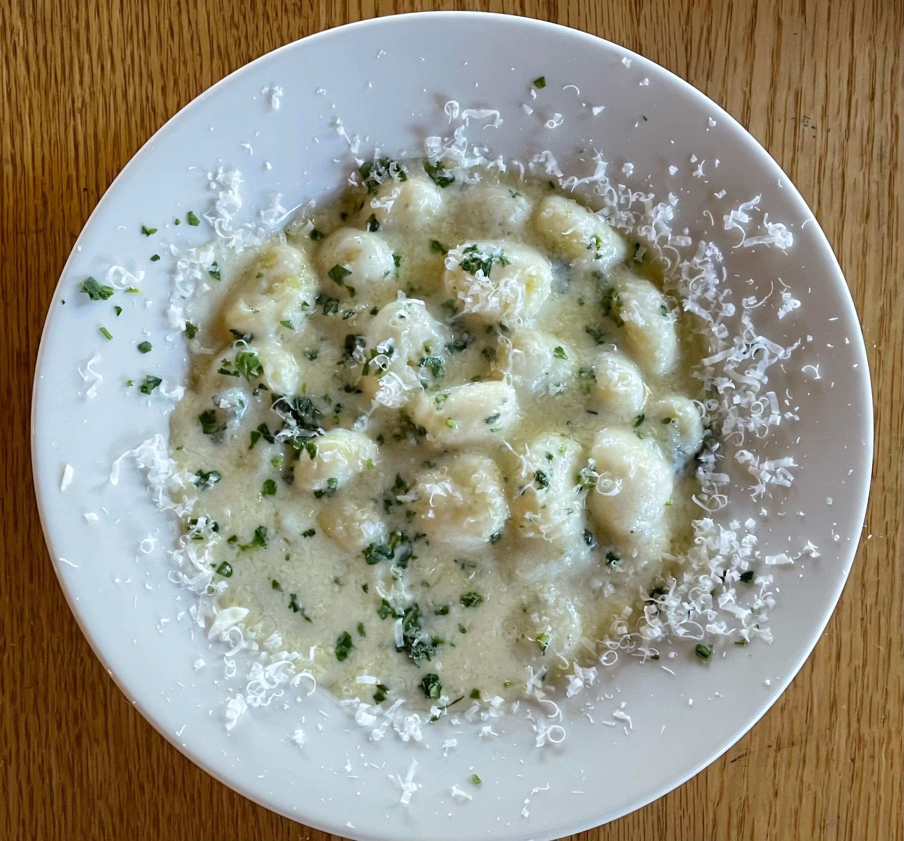 Gnocchi Gorgonzola.