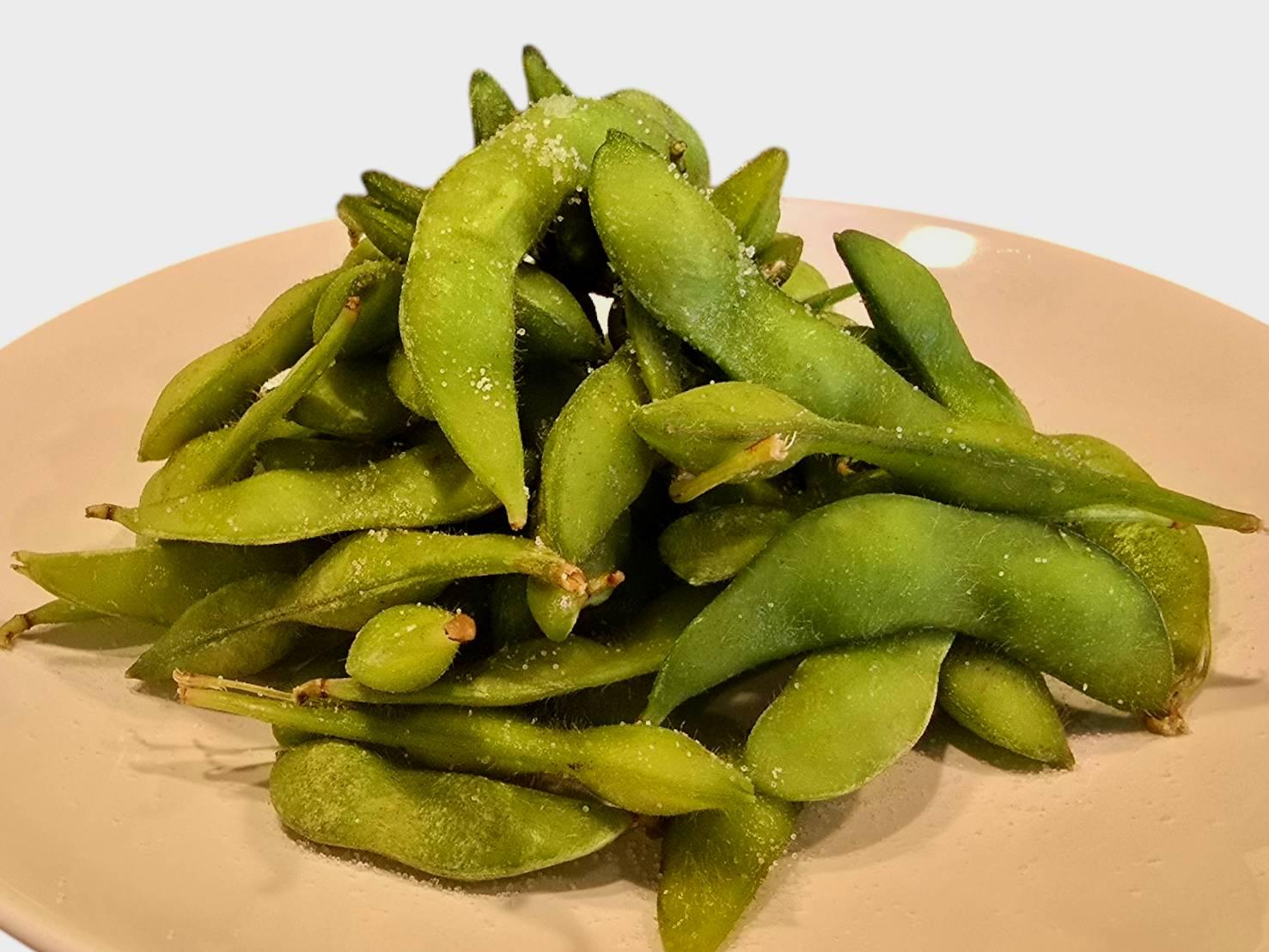 Edamame ถั่วแระญี่ปุ่น.