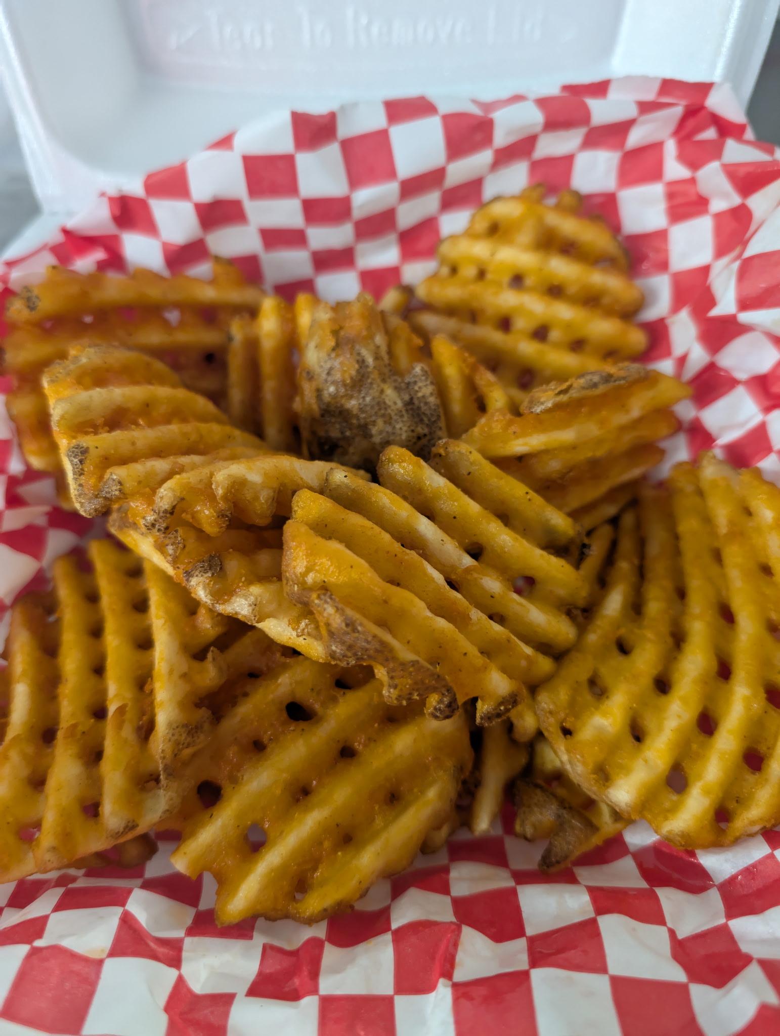 Large Waffle Fries.