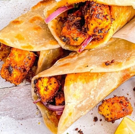 Paneer Tikka Masala Roll (10 Roll).