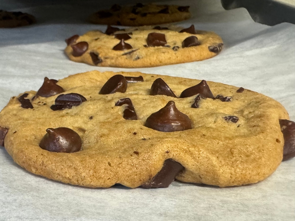 Double Chocolate Chunk Cookie.