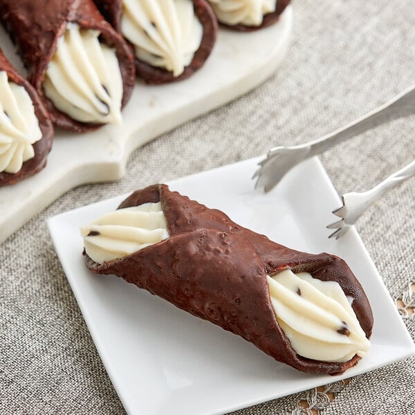 Chocolate Cannoli.