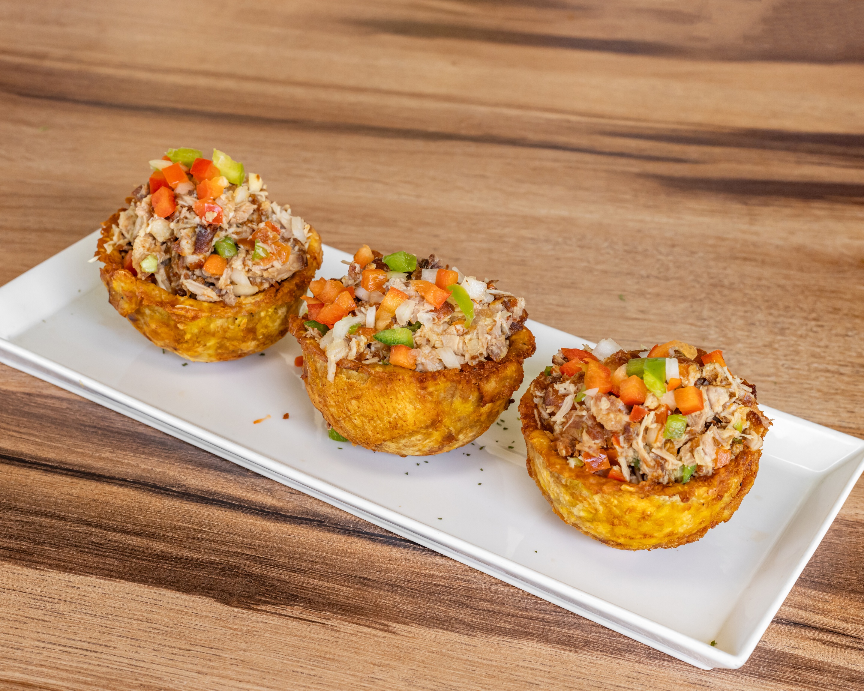 Jacmel stuffed plantains.
