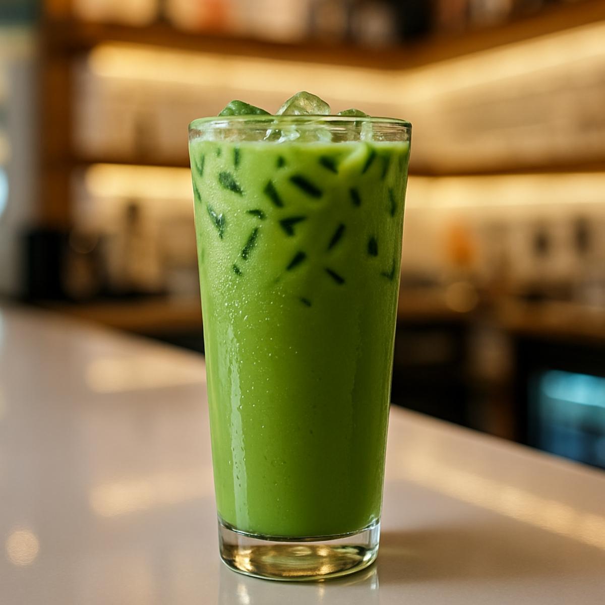 💚 Green Milk Tea.