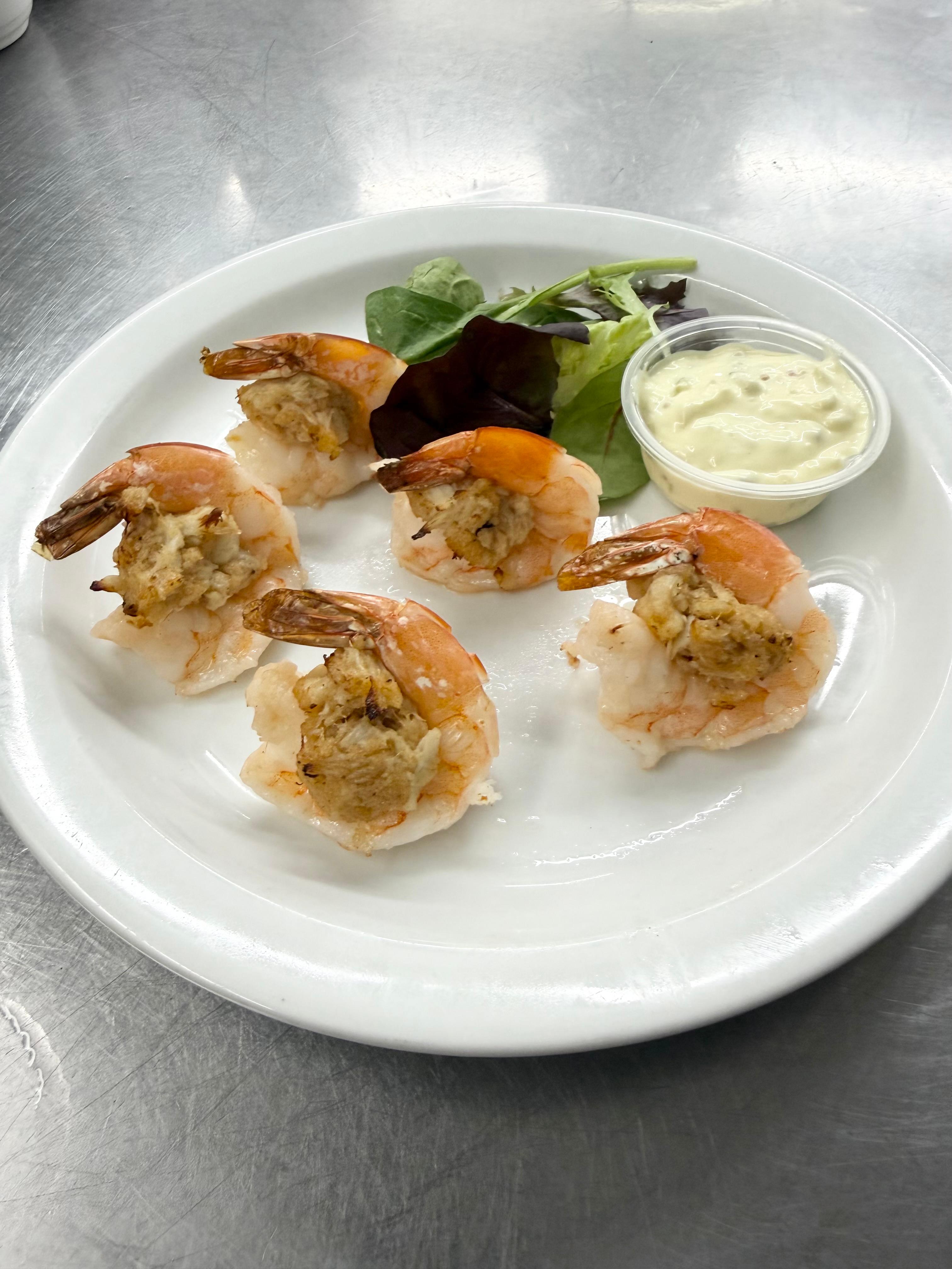 Crab Stuffed Shrimp.