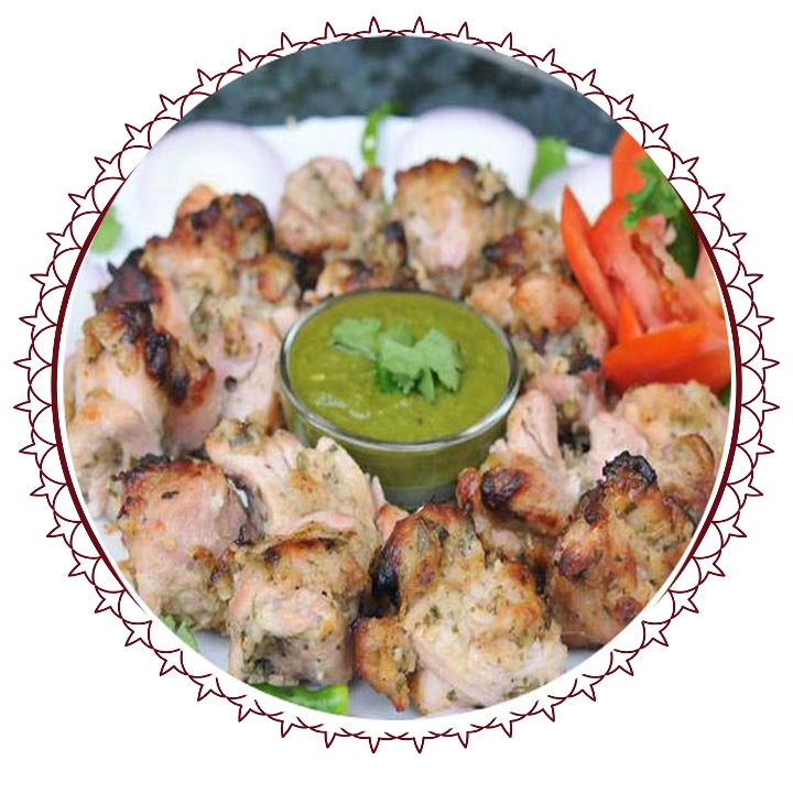 Murg Malai Kebab.