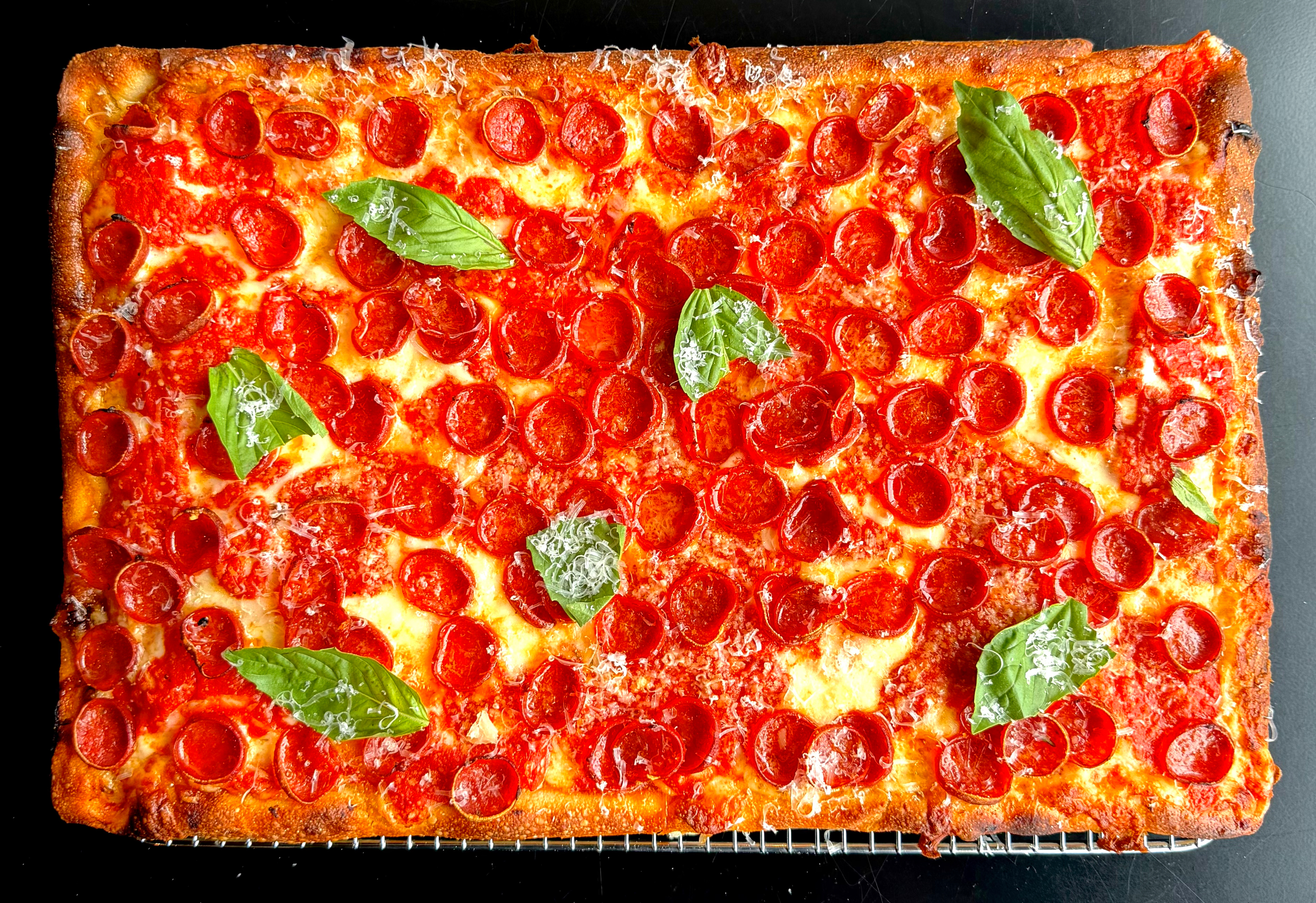 Sizzlin Sicilian Pizza.
