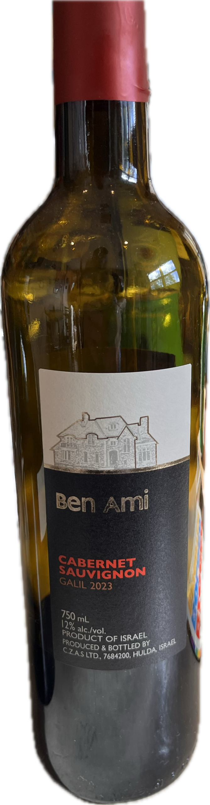 Glass - Cabernet Sauvignon Ben Ami 2023.