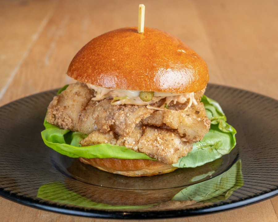 Bachour Fish Sandwich.