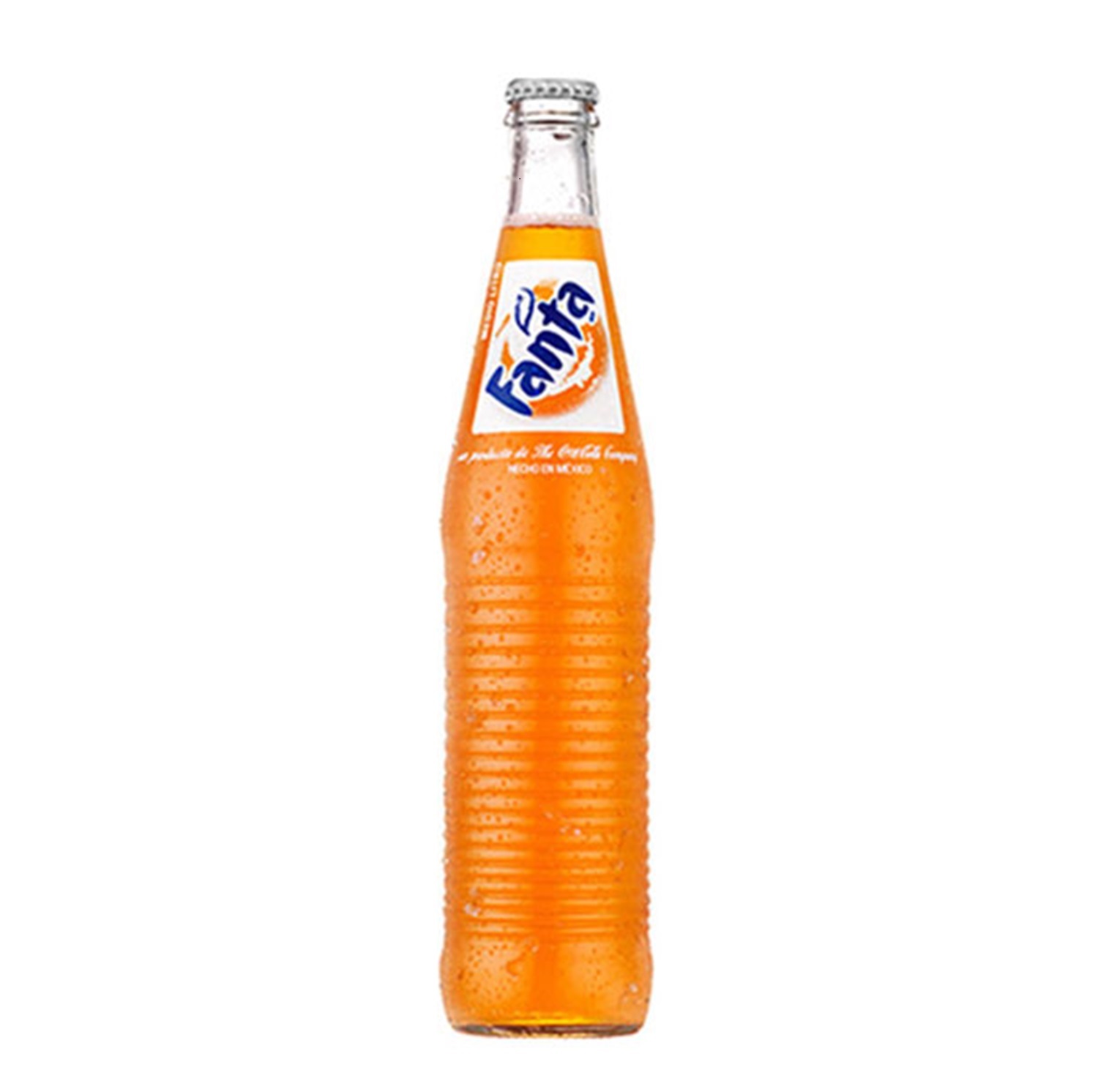 FANTA ORANGE Imported MEXICAN Soda BOTTLE * GLASS * HARD TO FIND *.