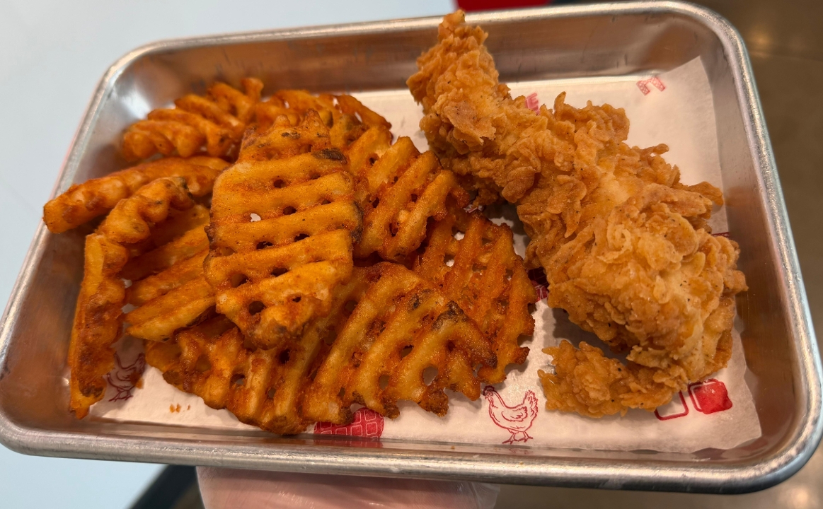 Kids Chicken and Fries.