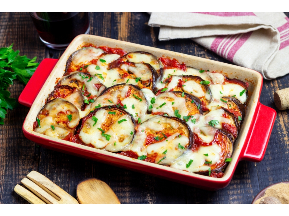 Eggplant rollatini.