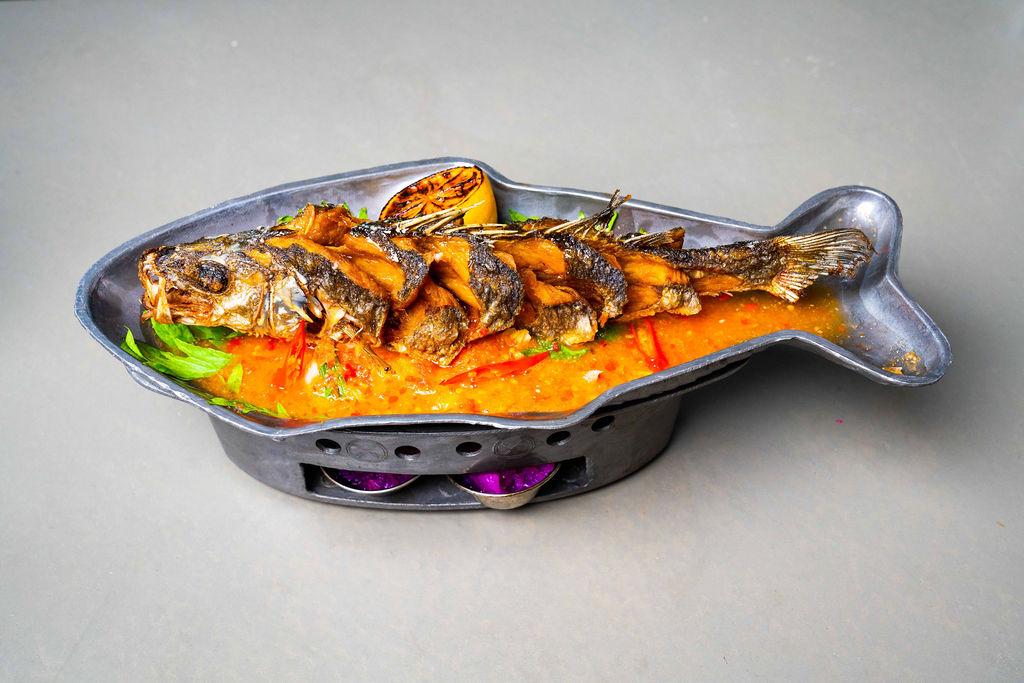 Crispy Branzino.