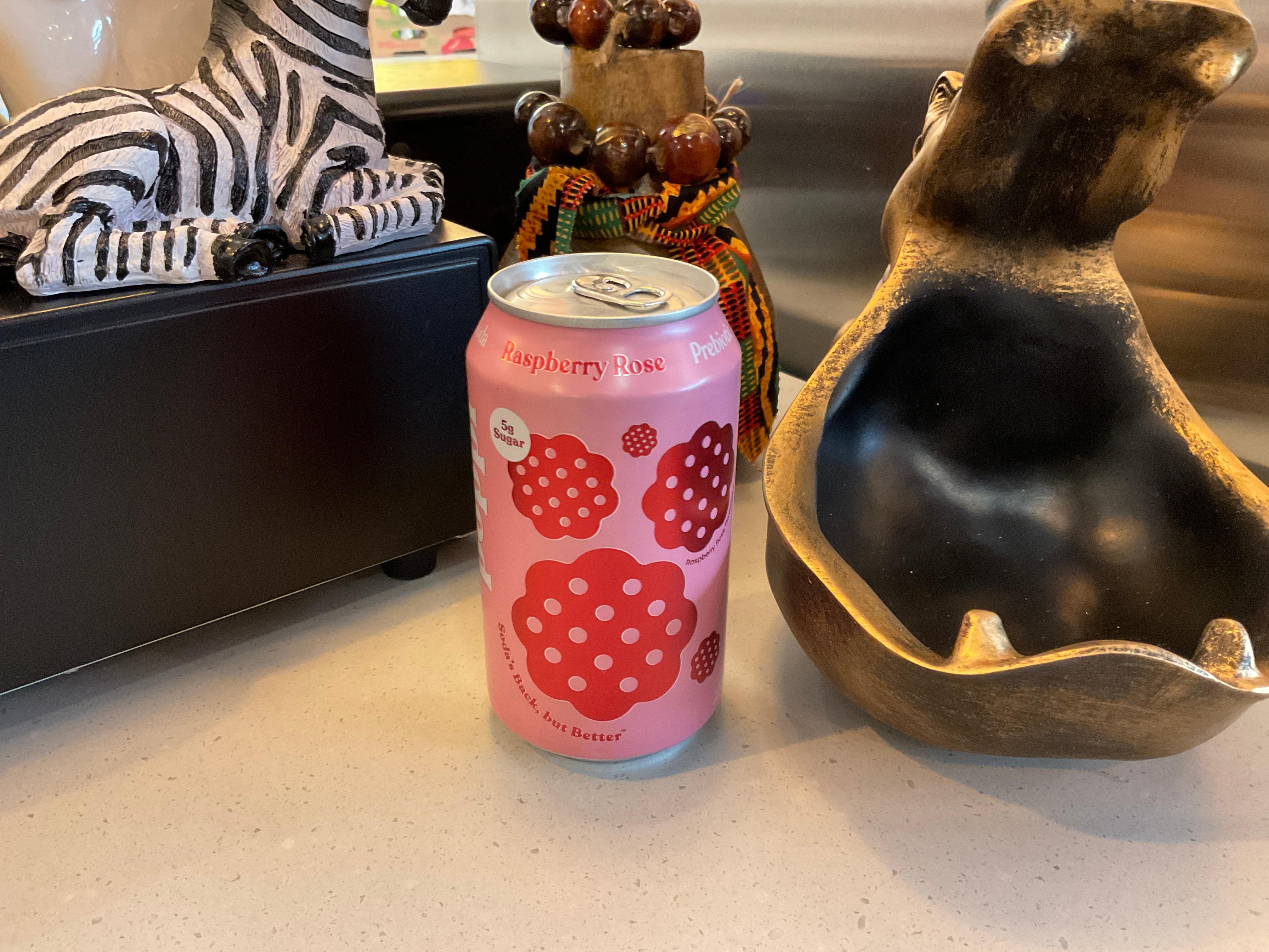 Poppi Soda Raspberry Rose.