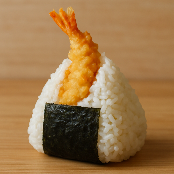 Shrimp Tempura Onigiri.