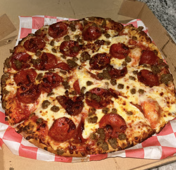 12" Medium Pizza (cheese only).