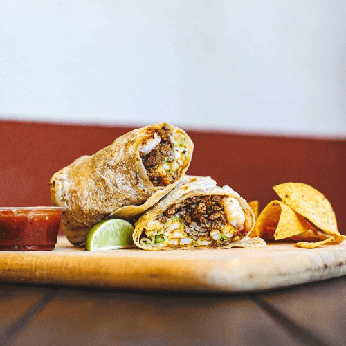 California Surf & Turf Burrito.