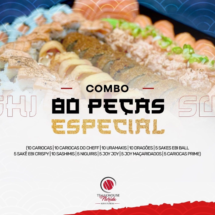Combo Especial - 80 Peças.