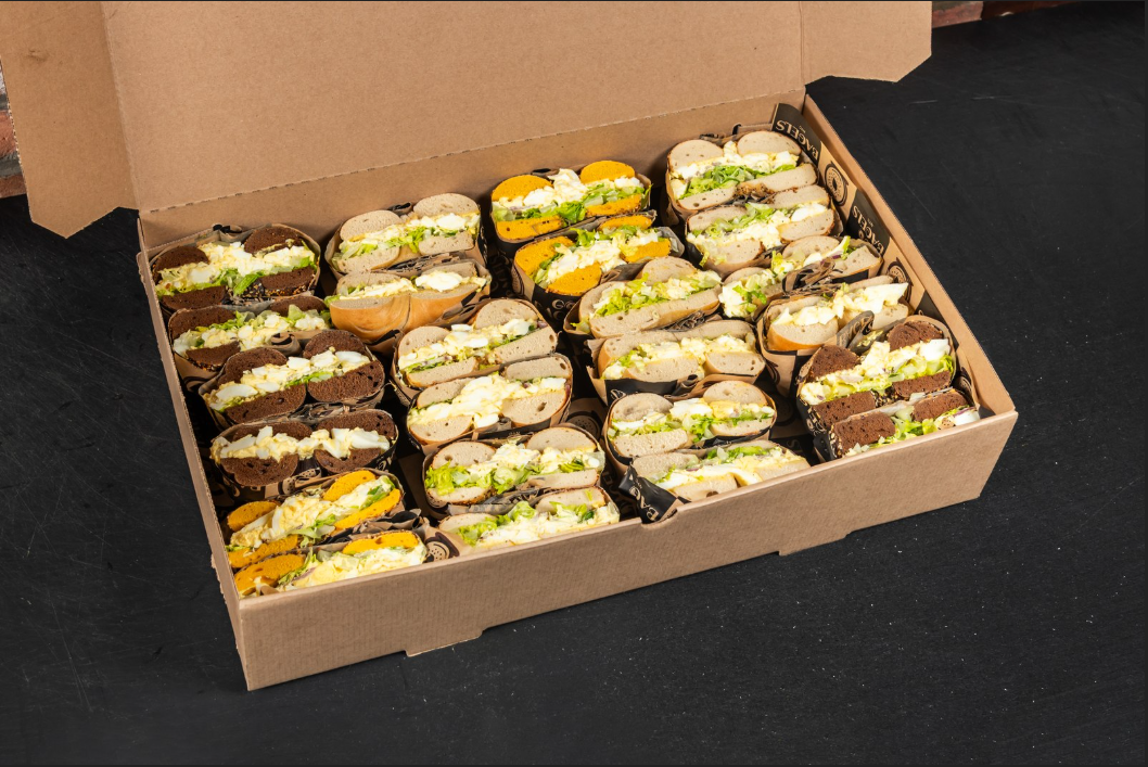 CLASSIC EGG SALAD BOX (12 Sandwiches).