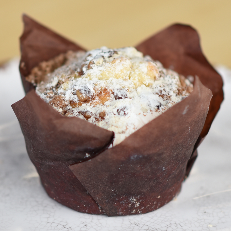 Cinnamon Walnut Muffin.