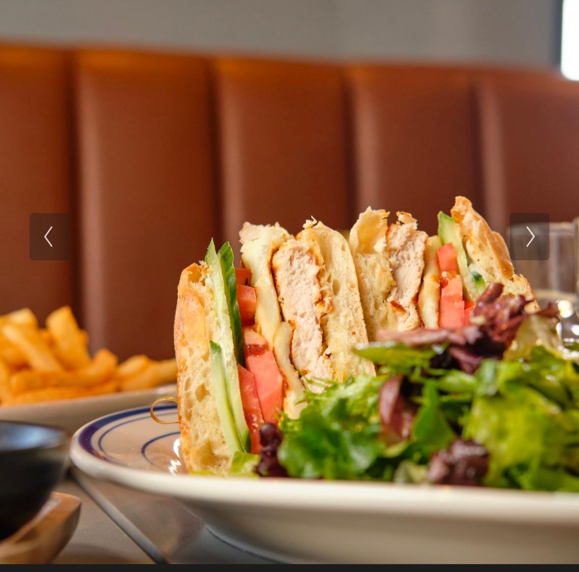 Pita Club Sandwich.
