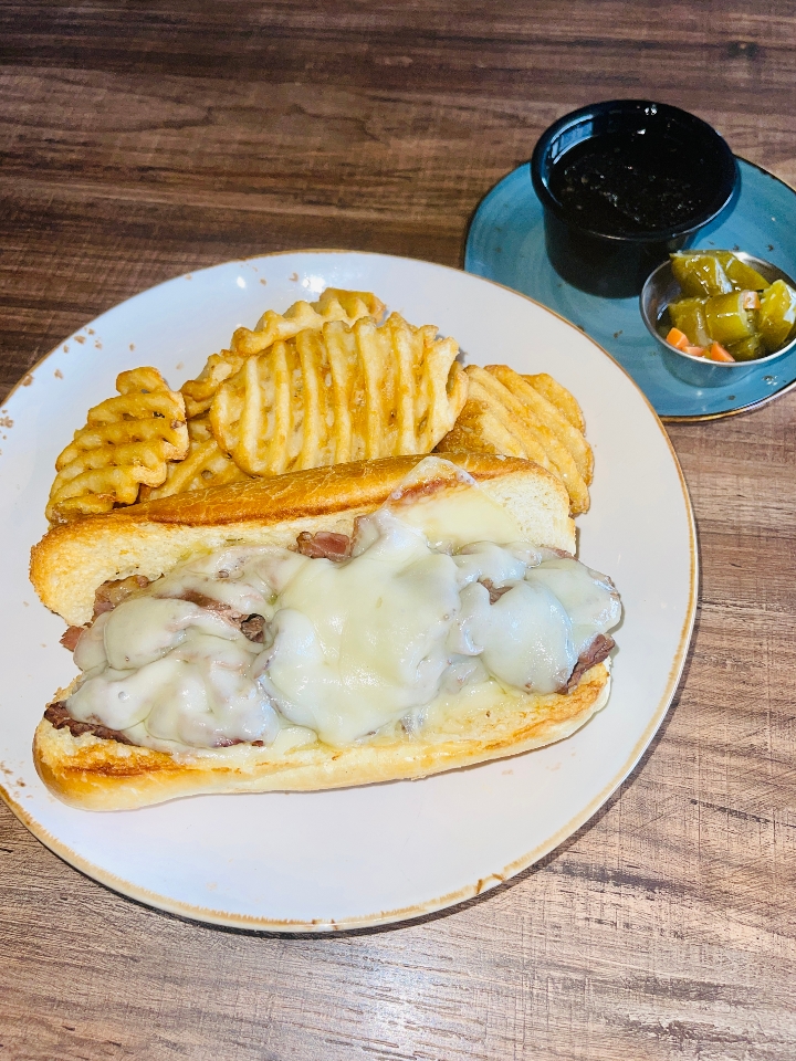 French Dip Sandwich.