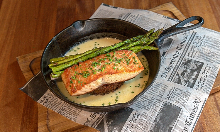 Seared Salmon.