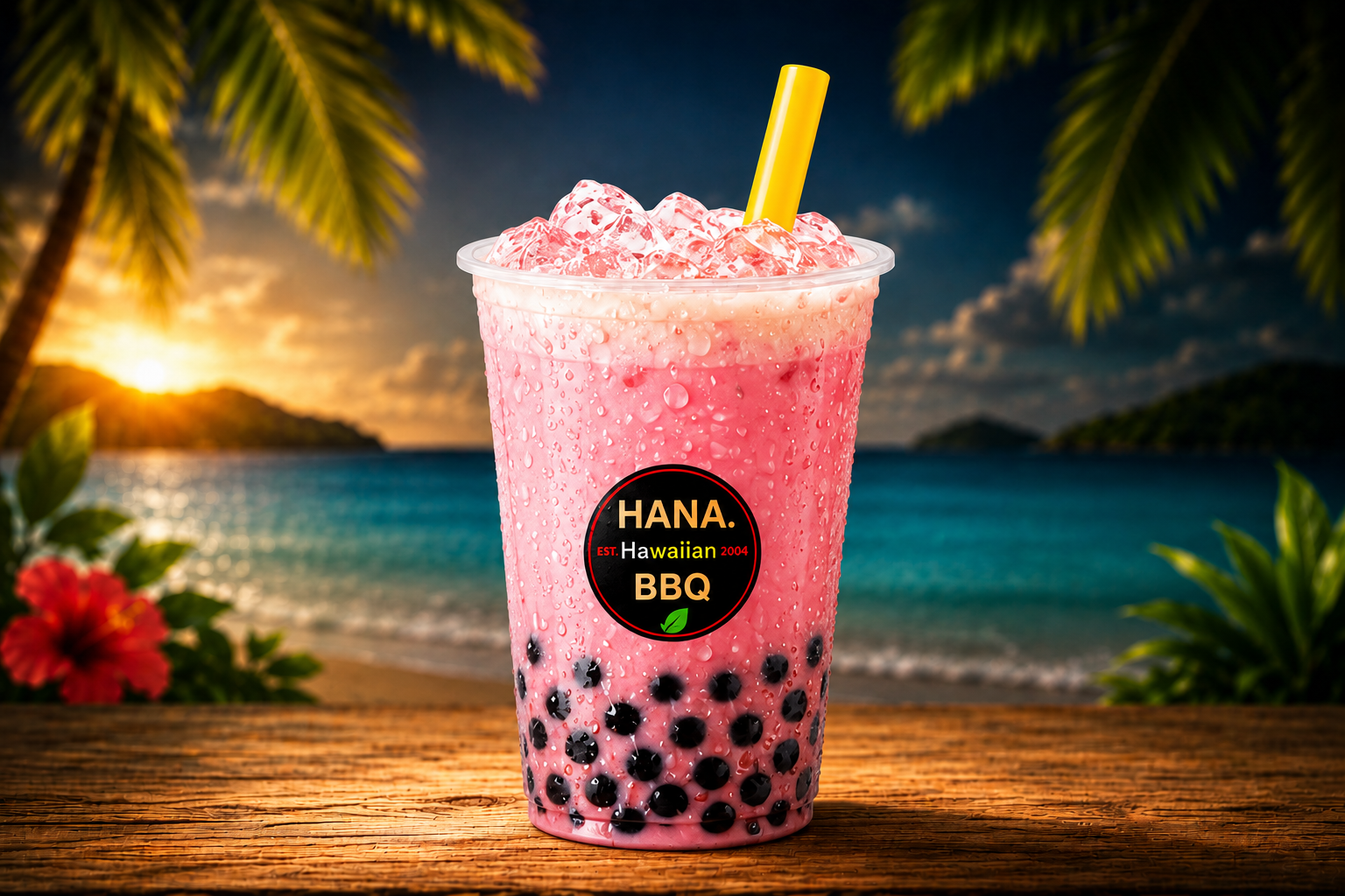 Strawberry Bubble Tea.