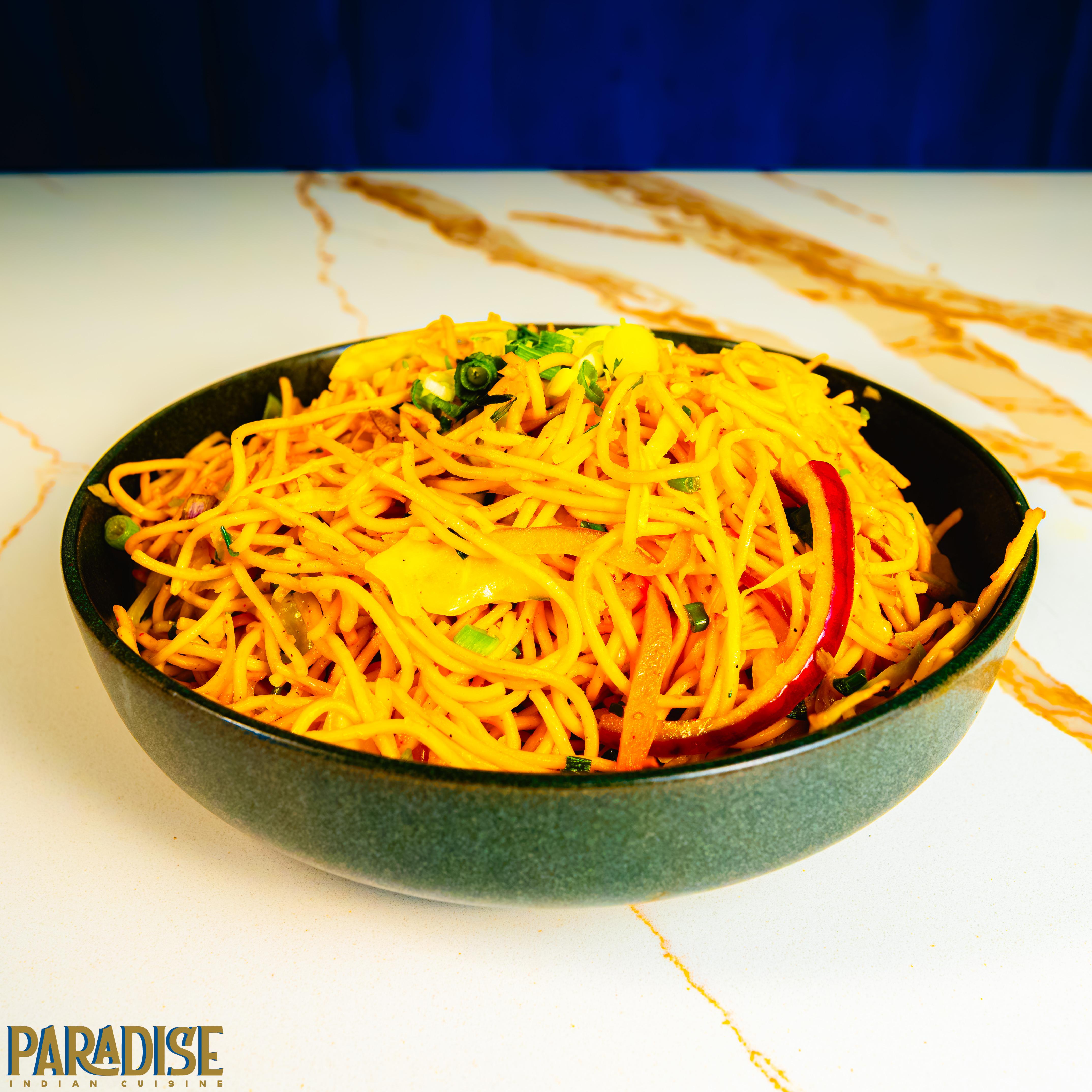Veg Hakka Noodles.