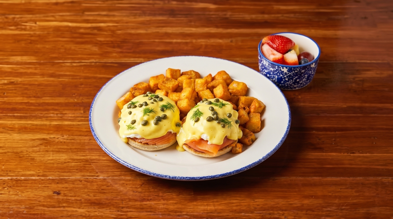 Smoked Salmon Benedict.