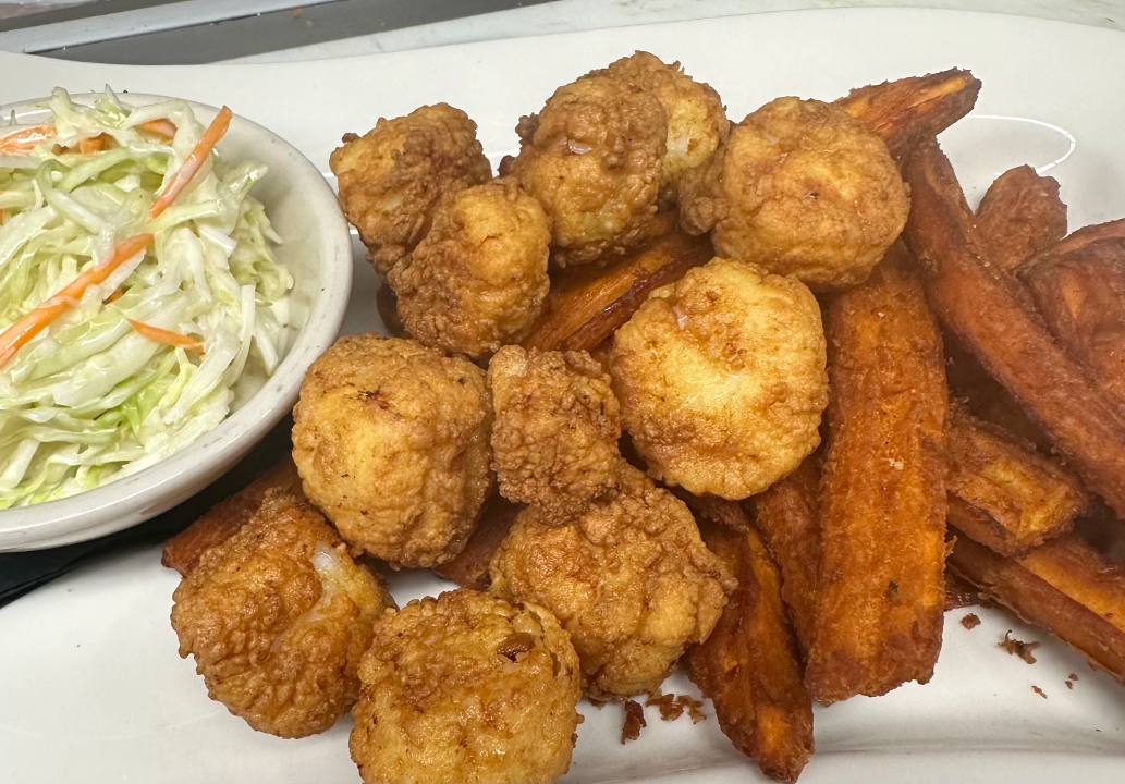 Fried Scallops Platter.