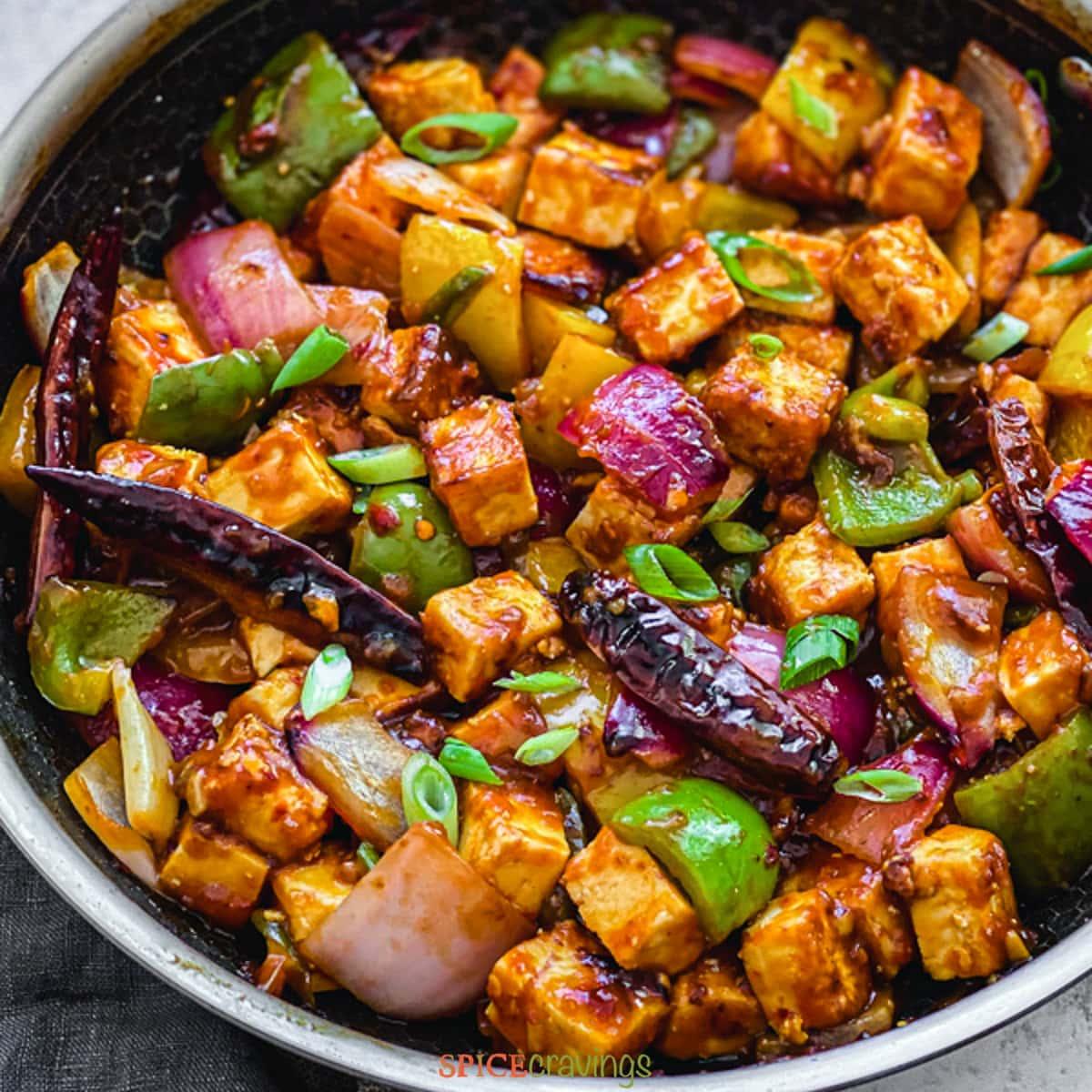 Chilli Paneer.